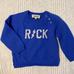 Zadig &Voltaire blue sweater - size 3T